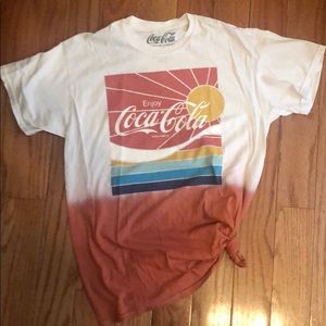 Coca Cola Side Tie Ombré SS Tee